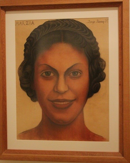 062-Портрет Марсии, 1935, Диего Ривера